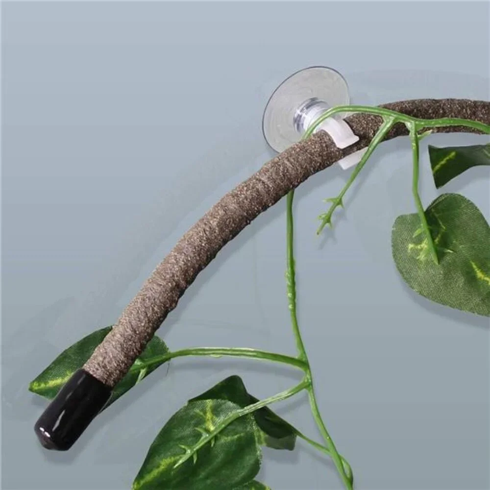 8FT Reptile Vines and Flexible Reptile Leaves with Suction Cups Jungle Climber